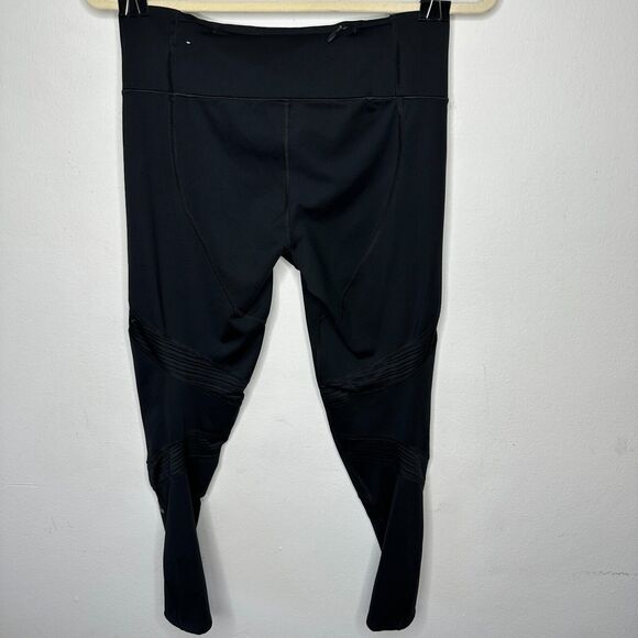 Adidas Mid-Rise Black Running Climacool Aeroready Stretch Pocket Crop Legging SM - Picture 6 of 15